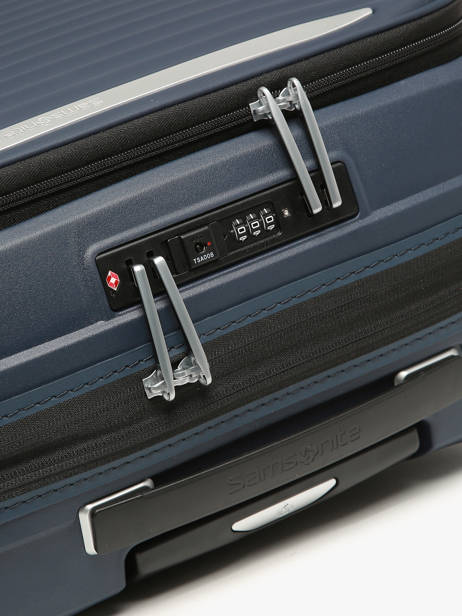 Valise Cabine Extensible Samsonite Bleu upscape KJ1007 vue secondaire 1