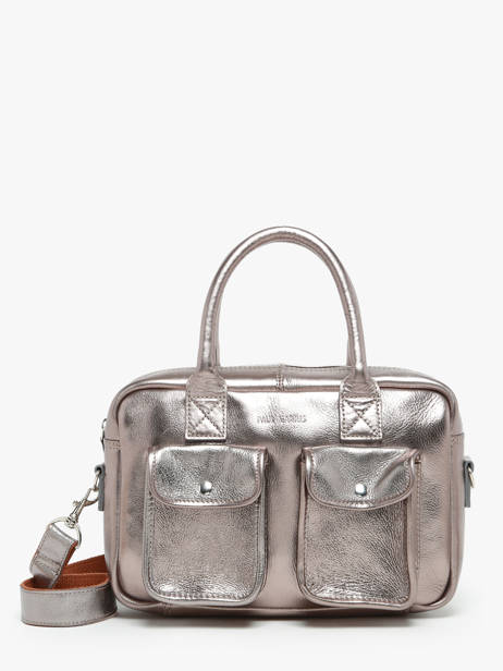 Sac Bandoulière Vintage Cuir Paul marius Gris vintage LEDANDYS