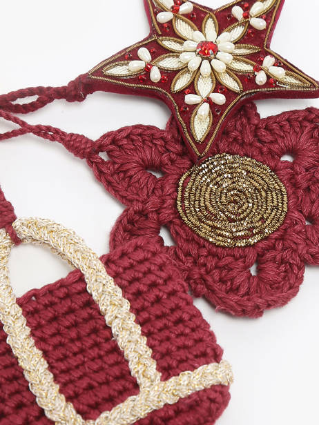 Porte-clefs Vanessa bruno Violet charms 57V42933 vue secondaire 1