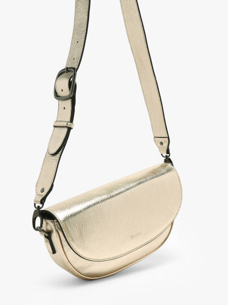 Sac Bandoulière M Emeraude Cuir Etrier Or emeraude EEME065M vue secondaire 2