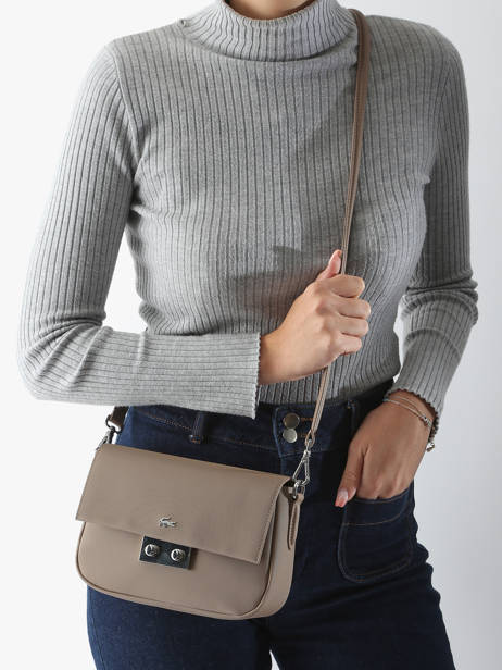 Sac Bandoulière Daily City Lacoste Beige daily city NF4757DZ vue secondaire 1