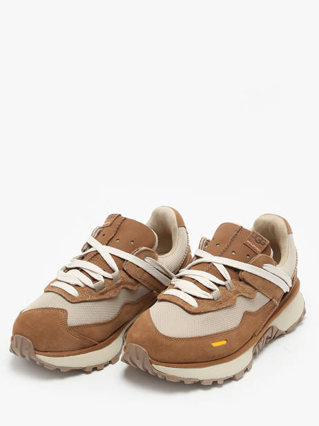 Sneakers Retrofi Low En Cuir Ugg Marron men 1167070 vue secondaire 1