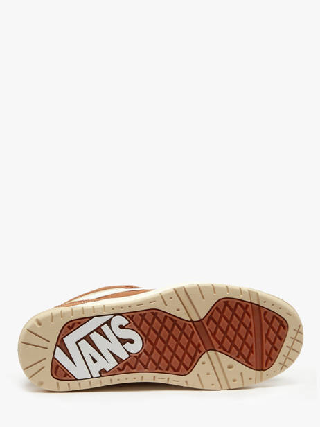 Sneakers Hylane En Cuir Vans Marron women D1JBRO vue secondaire 5