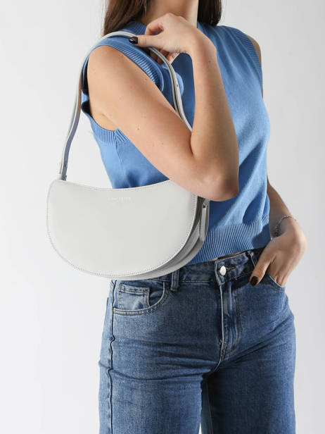 Sac Bandoulière Suave Lune Cuir Lancaster Gris suave lune 33 vue secondaire 1