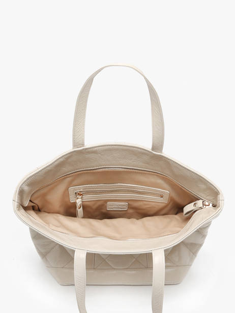 Cabas Cabas Cuir Cuir Vanessa bruno Beige cabas cuir 84V40378 vue secondaire 3