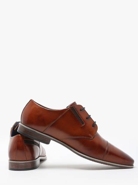 Chaussures De Ville Armo En Cuir Bugatti Marron men 31196010 vue secondaire 3