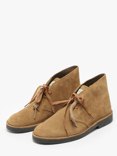 Boots Desert Clarks Marron men 26180840 vue secondaire 2