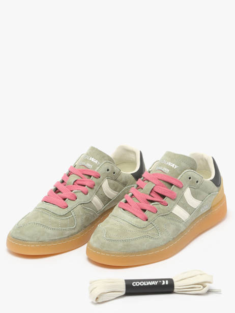 Sneakers Goal En Cuir Coolway Vert women 7603146 vue secondaire 2