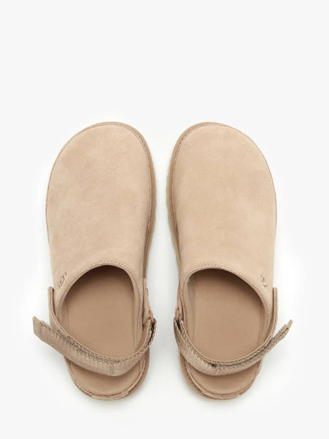 Mules Goldenstar Clog En Cuir Ugg Beige women 1138252 vue secondaire 3