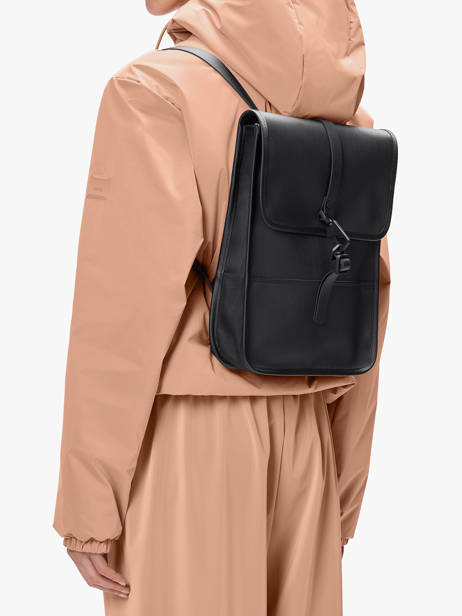 Sac à Dos 1 Compartiment Rains Noir city 13010 vue secondaire 1