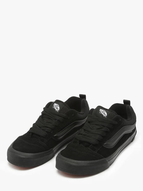 Sneakers Knu Skool En Cuir Vans Noir men 9QCBKA1 vue secondaire 2