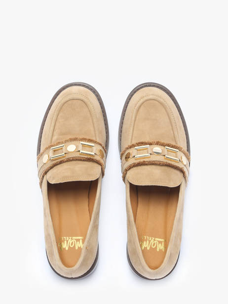 Mocassins Blush En Cuir Mam'zelle Marron women CSIXM39 vue secondaire 4