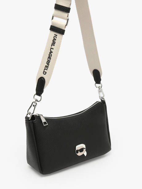 Sac Porté épaule K Ikon Polyurethane Karl lagerfeld Noir k ikon A2W30106 vue secondaire 2