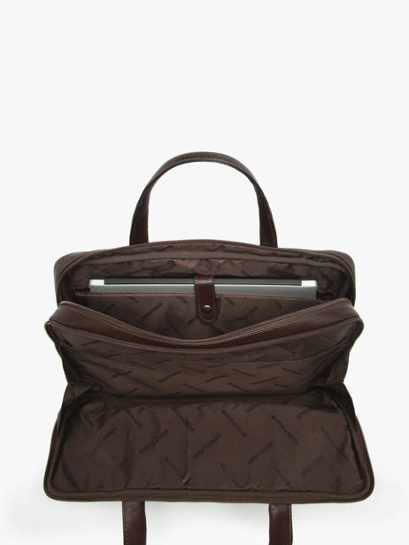 Porte Documents (main) Arthur & aston Marron leon 2 vue secondaire 3