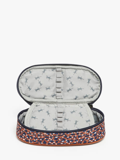 Trousse 1 Compartiment Cameleon Marron vintage fantasy PBVGPLUM vue secondaire 1