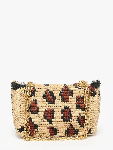 Sac Bandoulière Raphia Gerard darel Beige raphia DBS87468 vue secondaire 4