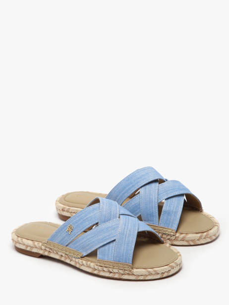 Mules Tommy hilfiger Bleu women 8501C30 vue secondaire 1