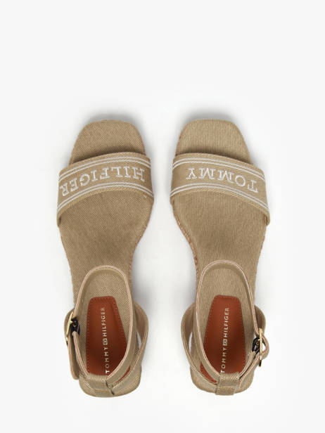 Sandales Tommy hilfiger Beige women 8805ACC vue secondaire 3