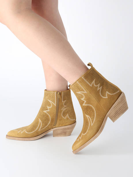 Santiags Holly En Cuir Alpe Marron women 53561155 vue secondaire 1