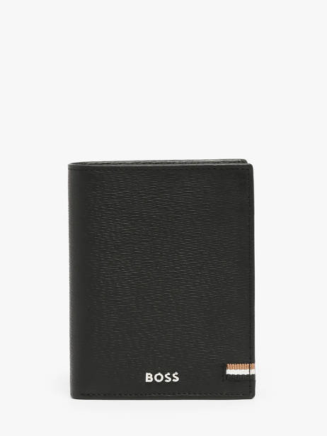 Portefeuille Cuir Hugo boss Noir iconic HLO421A