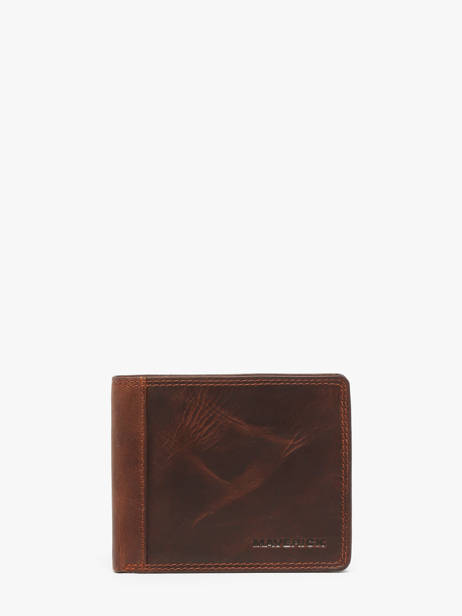 Portefeuille Porte-monnaie Cuir Maverick Marron the original MAVTO003