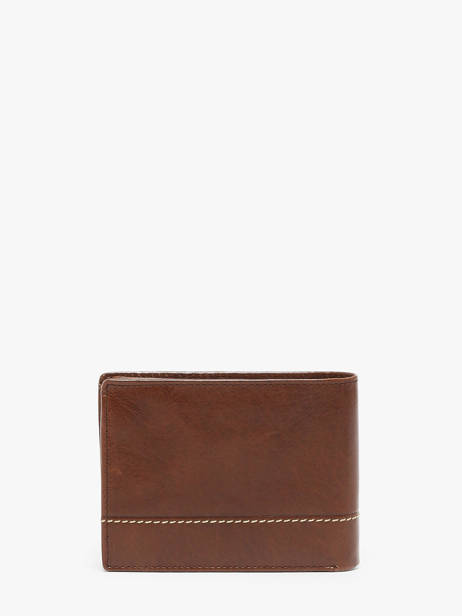 Portefeuille Porte-monnaie Cuir Maverick Marron rough gear MAVRG003 vue secondaire 2