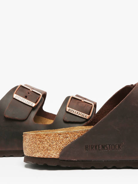 Mules Arizona Leoi Habana En Cuir Birkenstock Marron men 52531 vue secondaire 2