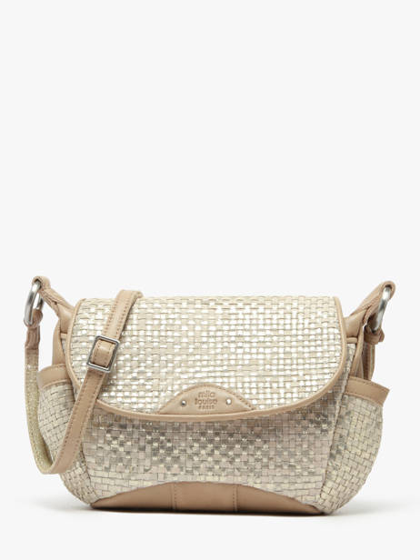 Sac Bandoulière Vintage Cuir Mila louise Argent vintage 35231WX