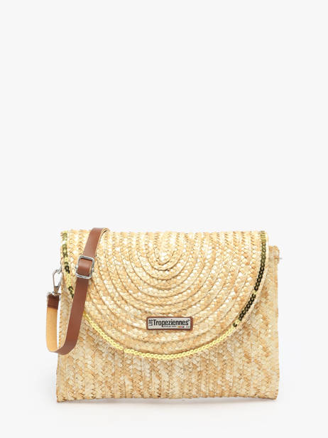 Sac Bandoulière Milos Paille Les tropeziennes Beige milos TZ03