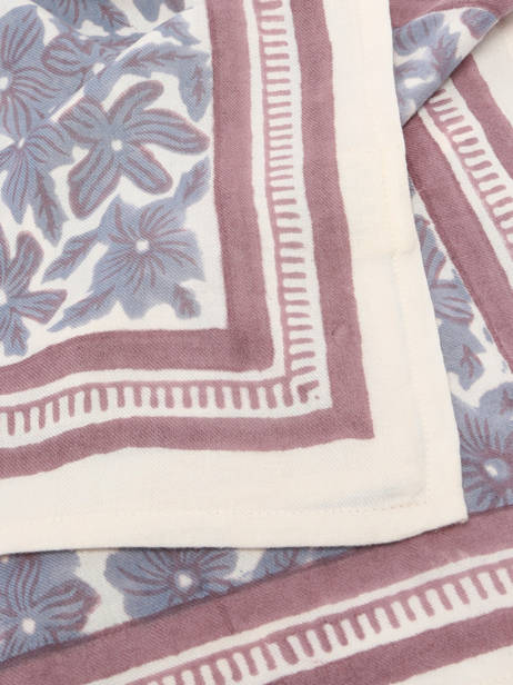 Foulard Bindi atelier Bleu floral FL vue secondaire 1