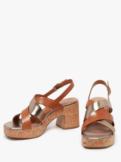 Sandales à Talon En Cuir Tamaris Marron women 44 vue secondaire 2