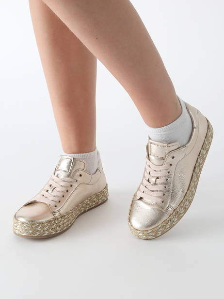 Sneakers En Cuir Gabor Or women 62 vue secondaire 1