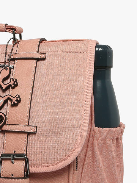 Cartable 2 Compartiments Cameleon Rose vintage color CA38 vue secondaire 5