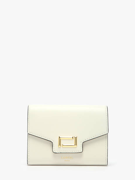 Portefeuille Cuir Lancel Blanc angele A13161