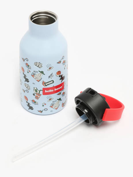 Gourde Hello hossy Bleu cool kids 350M vue secondaire 3