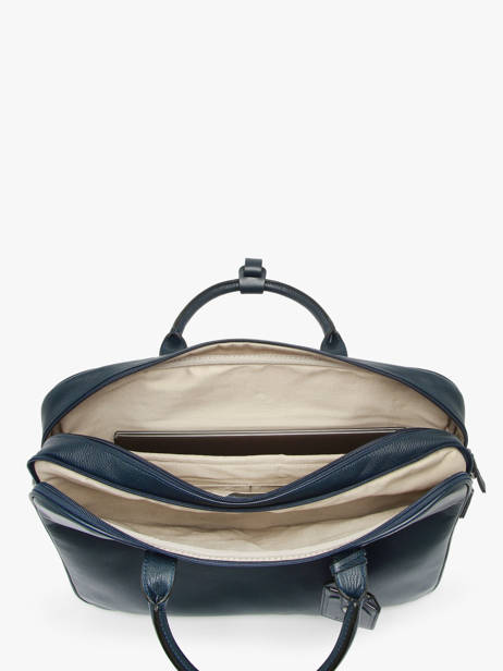 Porte-documents Flandres 2 Compartiments + Pc 17'' Cuir Etrier Bleu flandres EFLA8262 vue secondaire 3