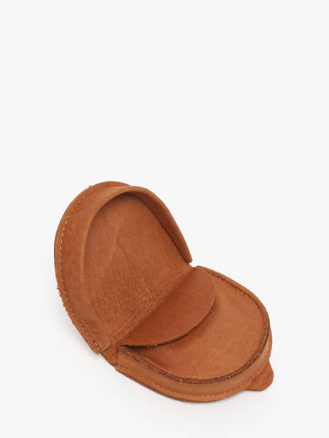 Porte-monnaie Oil Cuir Etrier Marron oil EOIL044 vue secondaire 1