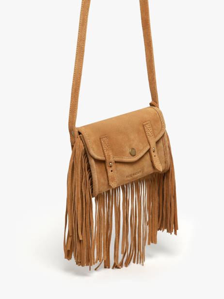 Sac Mini Indispensable Folk Cuir Paul marius Marron folk MINIFOL vue secondaire 2