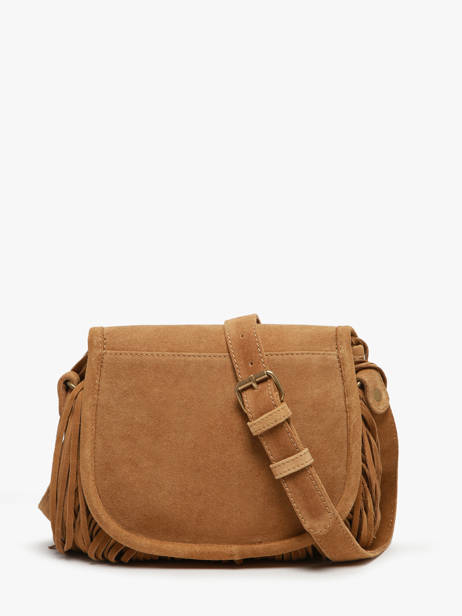 Sac Bandoulière Le Bohémien Folk Cuir Paul marius Marron folk BOHEMFOL vue secondaire 4