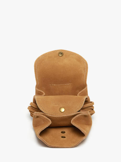 Porte-monnaie Le Gustave Folk Cuir Paul marius Marron folk GUSTAFOL vue secondaire 1