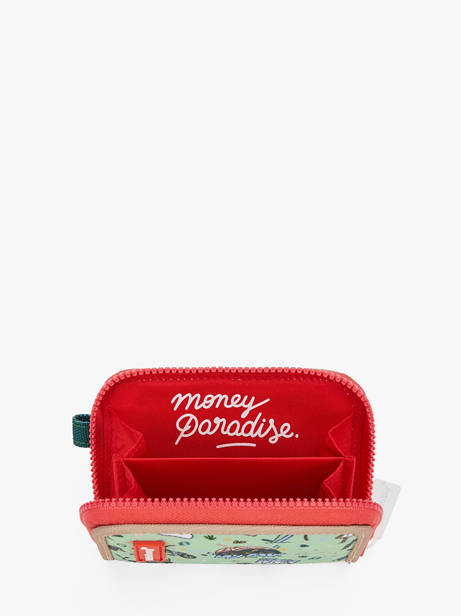 Porte-monnaie Hello hossy Vert cool kids P vue secondaire 1