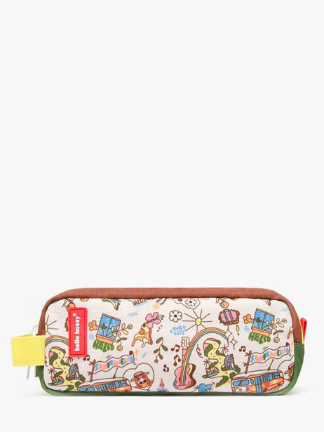 Trousse 2 Compartiments Cool Kids Hello hossy Beige cool kids P vue secondaire 2