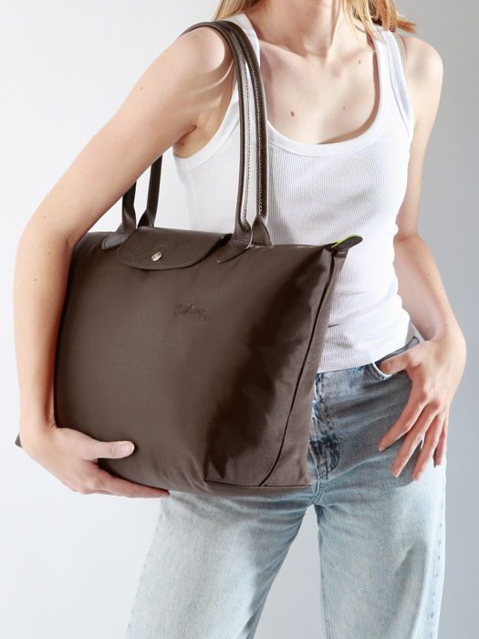 Longchamp Le pliage green Besaces Marron
