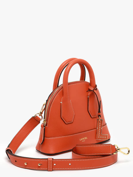 Sac Bandoulière Belleville Cuir Lancel Orange belleville A13735 vue secondaire 2