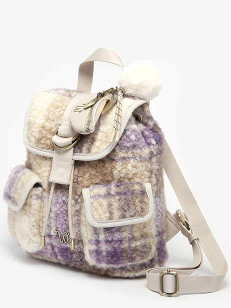 Sac à Dos Alyssum Woomen Violet alyssum WALS03 vue secondaire 2