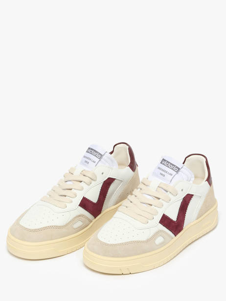 Sneakers En Cuir Victoria Rouge women 1257136 vue secondaire 2