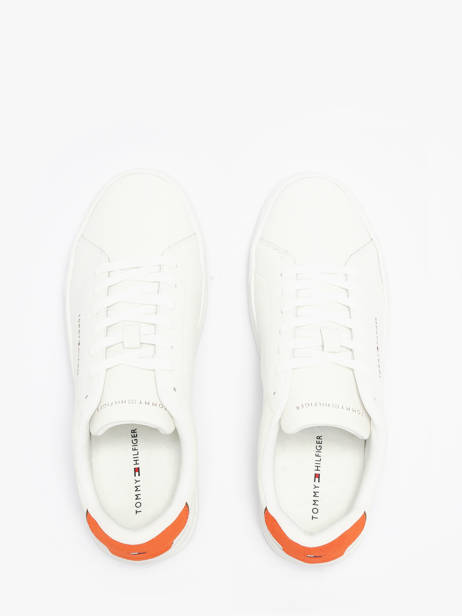 Sneakers En Cuir Tommy hilfiger Blanc men 53670K6 vue secondaire 4