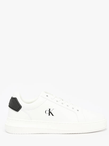 Sneakers En Cuir Calvin klein jeans Blanc men YM01296