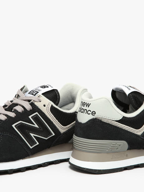 Sneakers 574 En Cuir New balance Noir boy ML574EVB vue secondaire 3