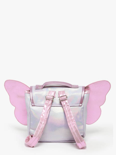 Mini Sac à Dos Caramel et cie Violet family FA vue secondaire 3